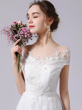 Load image into Gallery viewer, The Rosyth Wedding Bridal Off Shoulder Gown - WeddingConfetti