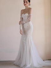 Load image into Gallery viewer, The Ricci Wedding Bridal Tube Gown - WeddingConfetti