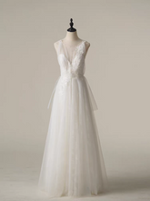 Load image into Gallery viewer, The Ressaly Wedding Bridal Sleeveless Gown - WeddingConfetti