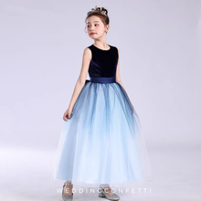 Load image into Gallery viewer, The Emily Flower Girl Ombre Dress