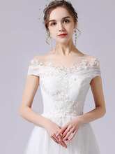 Load image into Gallery viewer, The Rosyth Wedding Bridal Off Shoulder Gown - WeddingConfetti