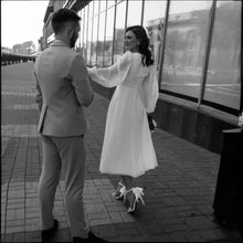 Load image into Gallery viewer, The Caitlyn Long Sleeves Gown - WeddingConfetti