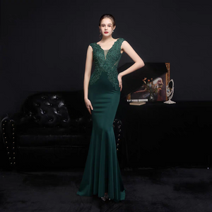 The Jaymee Sleeveless Mermaid Gown (Available in 6 colours)