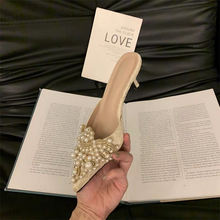 Load image into Gallery viewer, The Akoya Pearl Heels (Available in 2 Styles) - WeddingConfetti