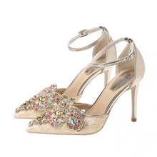 Load image into Gallery viewer, The Kloise Wedding Heels with Beadings (Available in 2 colours) - WeddingConfetti