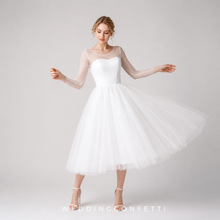 Load image into Gallery viewer, The Lucinda Wedding Bridal Short Gown