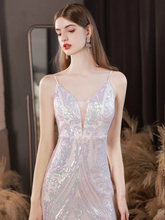 Load image into Gallery viewer, The Perlize Sleeveless Evening Dress