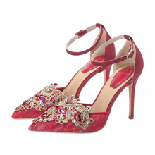 Load image into Gallery viewer, The Kloise Wedding Heels with Beadings (Available in 2 colours) - WeddingConfetti