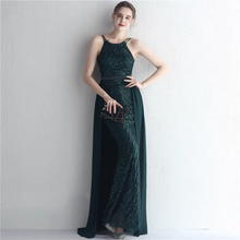 Load image into Gallery viewer, The Codila Halter Evening Mermaid Dress (Available in 6 colours)