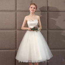 Load image into Gallery viewer, The Steffia Wedding Bridal Sleeveless Satin Dress - WeddingConfetti