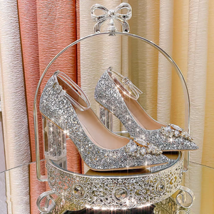 The Clarisbel Wedding Bridal Crystal Heels (Available in 3 colours)