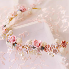 Load image into Gallery viewer, Bridal Necklace/Earrings/Hair Clips Set