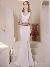 Load image into Gallery viewer, The Lalitha White Sleeveless Dress (With Back Details)
