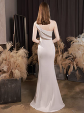 Load image into Gallery viewer, The Lorensa Toga White Mermaid Dress