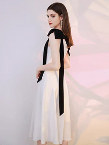 The Evalynn White Short Dress