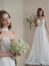 Load image into Gallery viewer, The Urshila Wedding Bridal Halter Gown