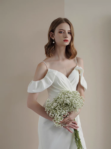 The Mizuki Wedding Bridal Off Shoulder Gown