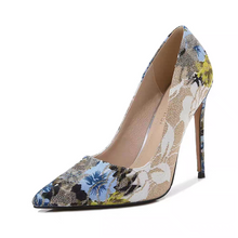 Load image into Gallery viewer, The Tian Oriental Floral Heels (Available in 3 Colours)