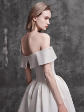 Load image into Gallery viewer, The Luella Wedding Bridal Off Shoulder White Dress