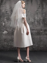 Load image into Gallery viewer, The Luella Wedding Bridal Off Shoulder White Dress