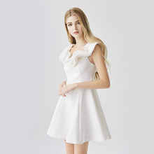 Load image into Gallery viewer, The Emery Off Shoulder White Dress