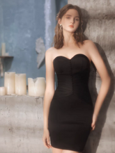 Load image into Gallery viewer, The Lexington Black Tube Short Dress