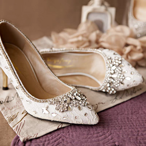 The Lorde Wedding Crystals Heels