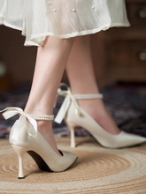 Load image into Gallery viewer, The Hazelle Wedding Bridal Heels (Available in 2 colours)