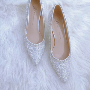 The Retcha White Bridal Heels