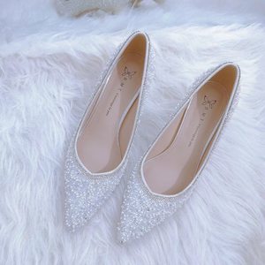 The Retcha White Bridal Heels