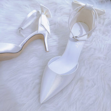 Load image into Gallery viewer, The Shiroi White Bridal Heels