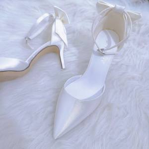 The Shiroi White Bridal Heels