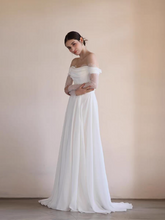 Load image into Gallery viewer, The Fabiana Wedding Bridal Off Shoulder Gown