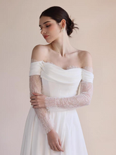 Load image into Gallery viewer, The Fabiana Wedding Bridal Off Shoulder Gown