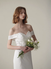 Load image into Gallery viewer, The Sophie Wedding Bridal Off Shoulder Gown