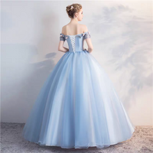 Load image into Gallery viewer, The Merilyn Off Shoulder Ball Gown (Available in 2 Colours)