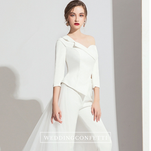 Load image into Gallery viewer, The Titiana Long Sleeve White / Black Separates