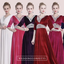 Load image into Gallery viewer, The Hesgel Long Sleeves Gown (Various Colours)