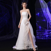 Load image into Gallery viewer, The Lynette Wedding Bridal White Tube Gown