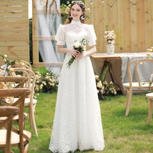 Load image into Gallery viewer, The Lorde Wedding Bridal High Collar Gown