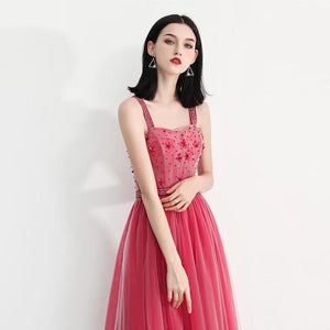 The Fayer Pink Sleeveless Gown - WeddingConfetti