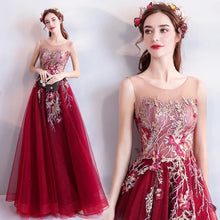 Load image into Gallery viewer, The Raureni Red Sleeveless Gown - WeddingConfetti
