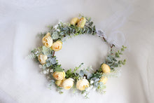 Load image into Gallery viewer, Wedding Hair Garland/Flower Crown (Available in 5 Colours) - WeddingConfetti