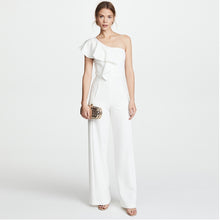 Load image into Gallery viewer, The Tetris White Toga Jumpsuit