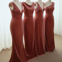 Load image into Gallery viewer, The Roselle Velvet Bridesmaid Collection (4 Different Designs)