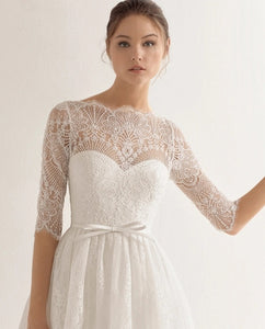 The Lorraine Wedding Bridal Midi Gown