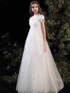The Kasevue Wedding Bridal High Waisted Gown