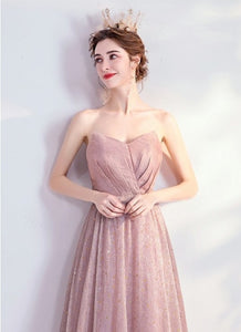 The Kessey Pink Tube Dress