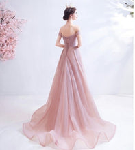 Load image into Gallery viewer, The Kaylee Off Shoulder Gown (Available in 2 Colours)