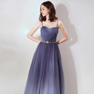The Cassie Blue Ombre Sleeveless Gown